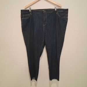 Woman Within Denim Jeans  : Size 26W : 5 Pocket Design : Stretch